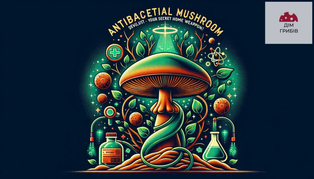 Antibacterial mushroom devil's powder