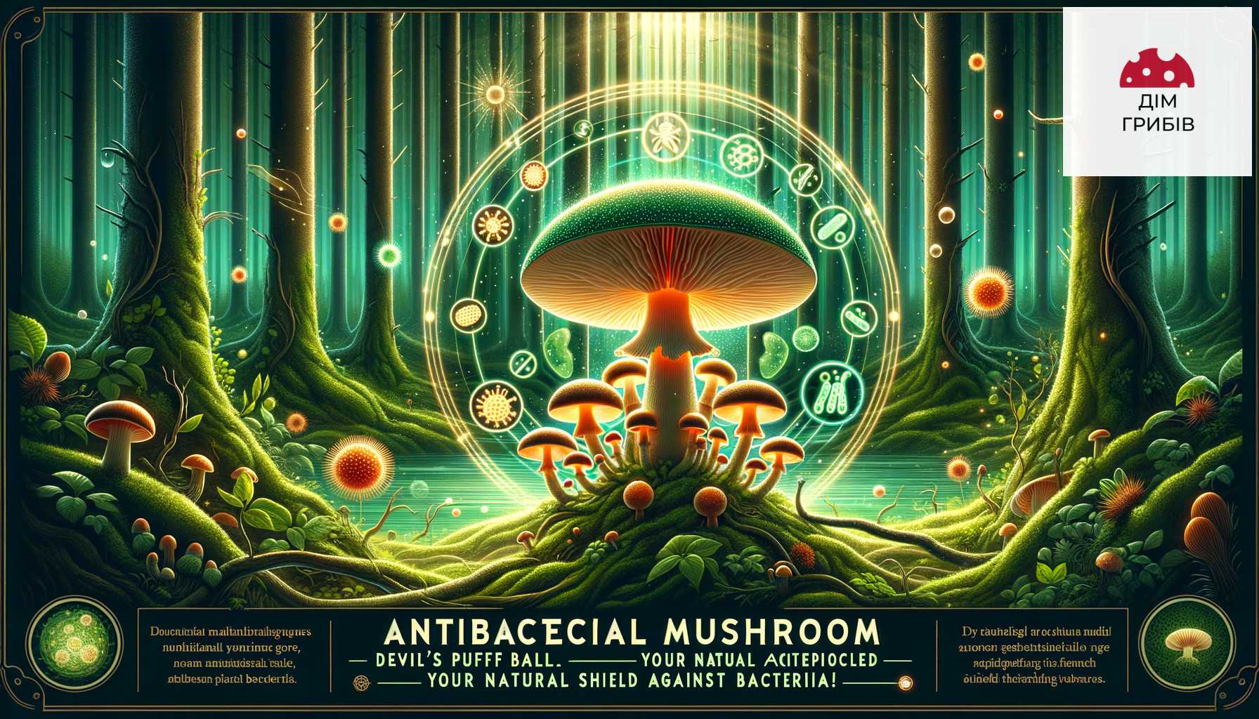 Антибактеріальний гриб: Чортове порохно