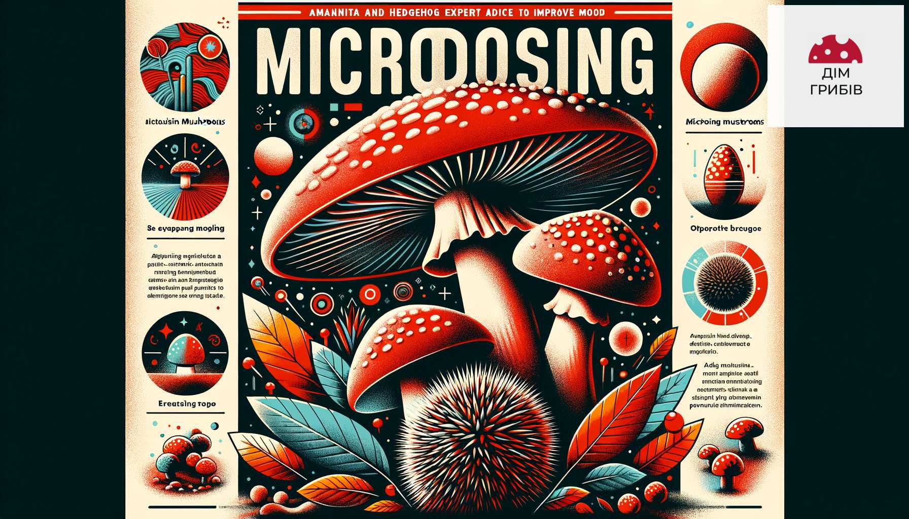 Микродозинг грибов для настроения