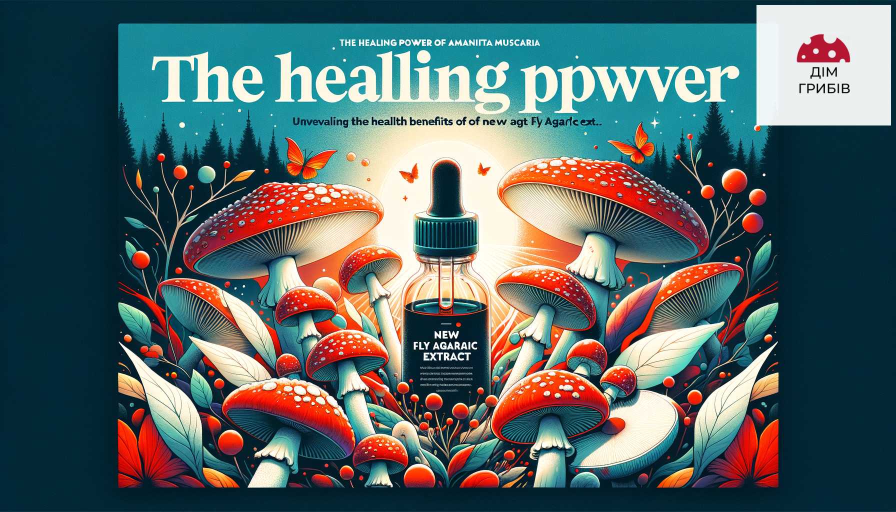 Вытяжка мухомора - целебная сила грибов