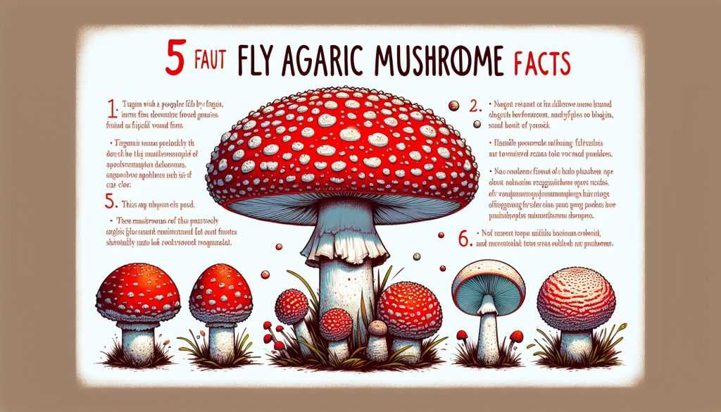 "Different species of fly agaric with colorful caps, highlighting interesting fly agaric facts about their varieties and poisonous properties"