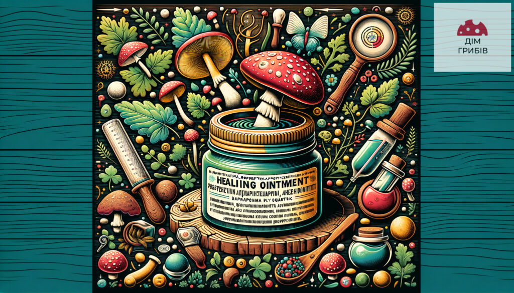 Лечебная мазь мухомора на коже