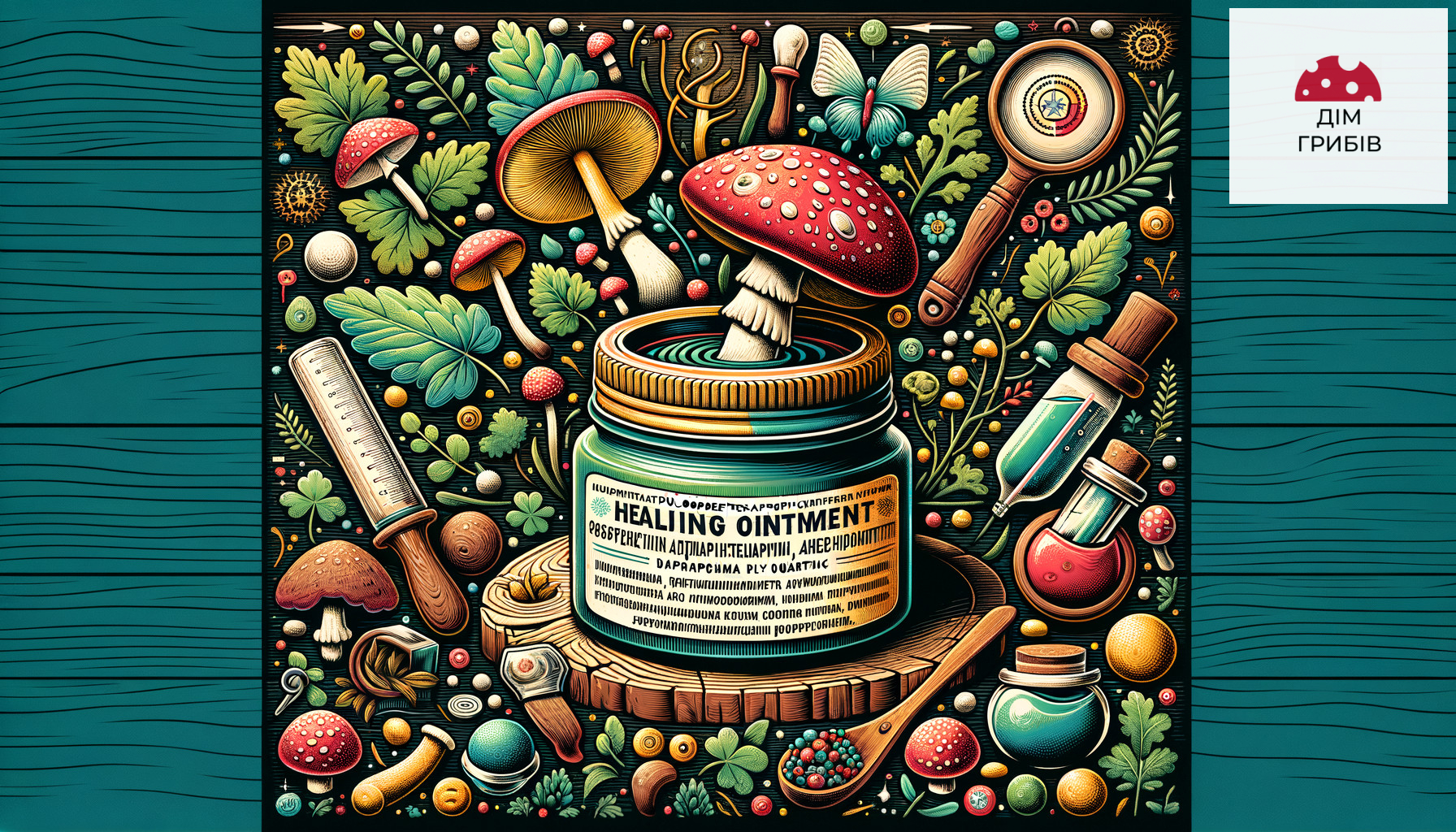 Лечебная мазь мухомора на коже