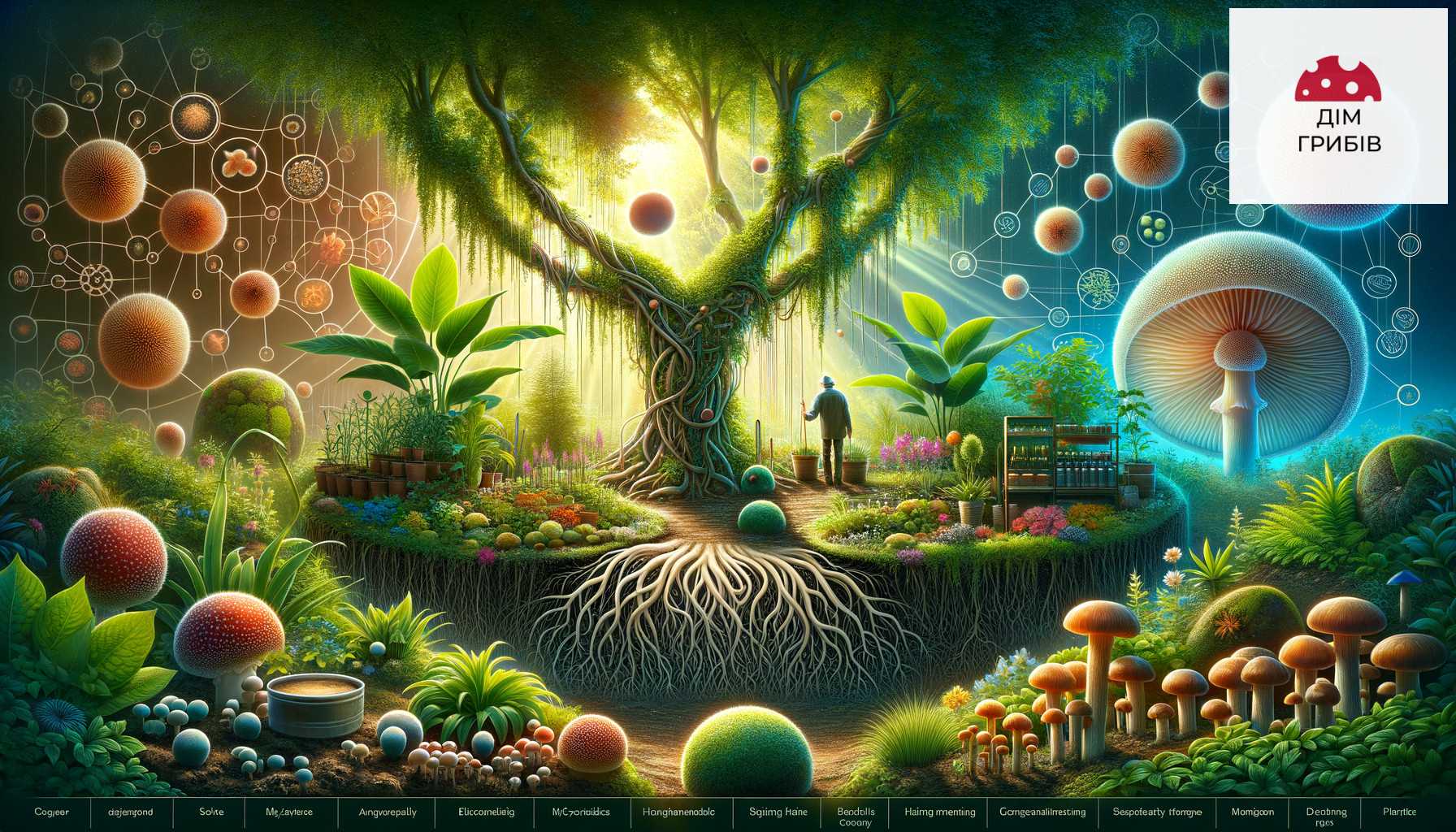 Микоризные грибы для здоровья растений