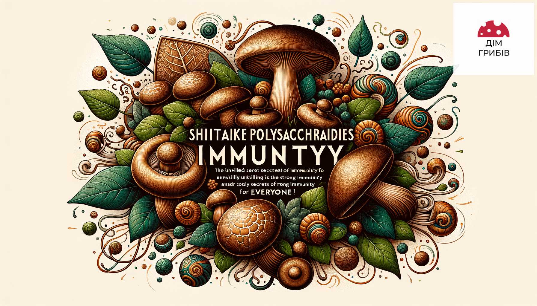 Shiitake polysaccharides for immunity