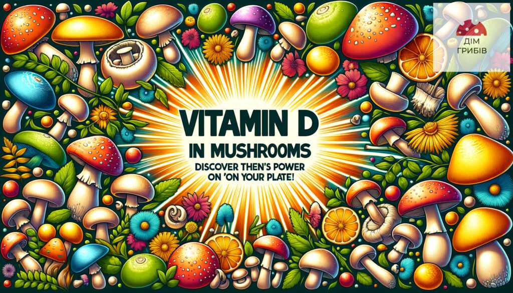 Vitamin D in mushrooms: beneficial properties