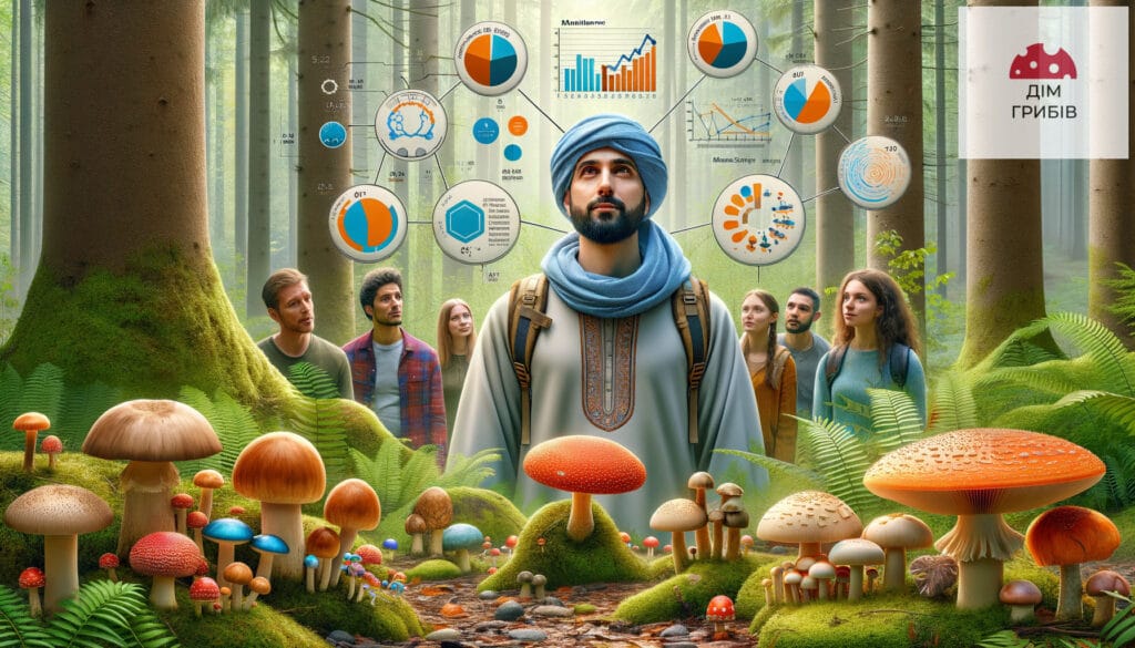 Sitter of fly agaric retreats in nature
