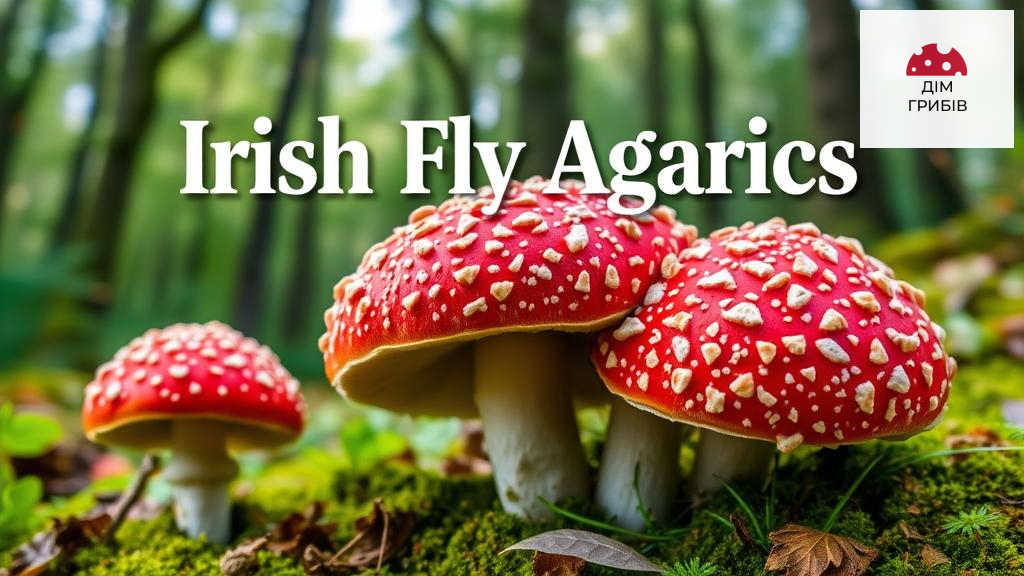 Irish fly agarics collecting drying storage