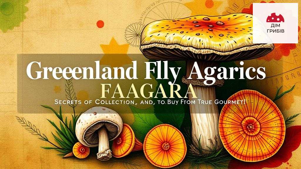Greenland fly agarics: collecting and drying